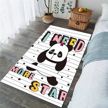 Vloerkleed panda voor de kinderkamer