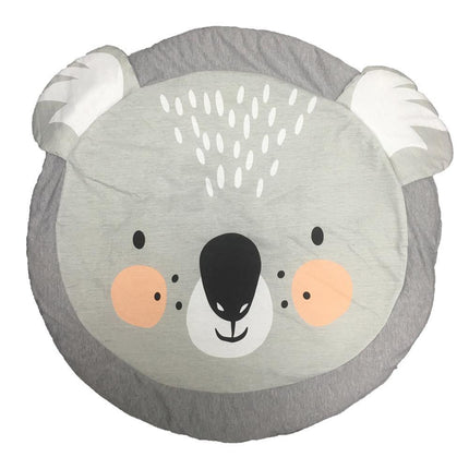 Rond speelkleed baby koala gezicht