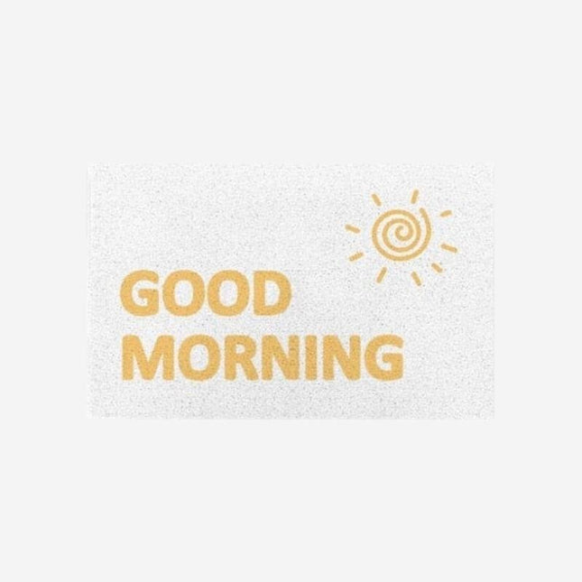 Deurmat met tekst 'Good Morning'