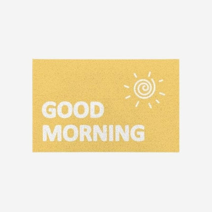 Deurmat met tekst 'Good Morning'