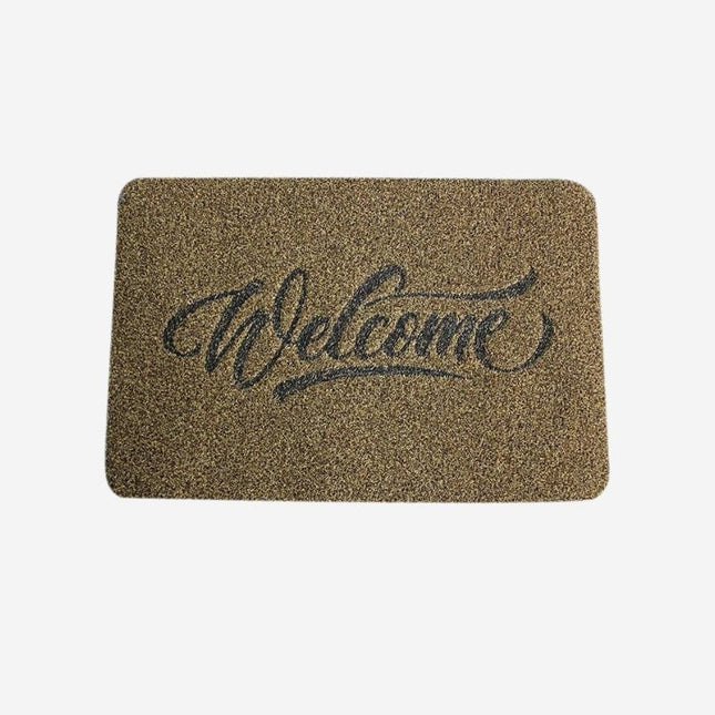 Rubberen deurmat met 'Welcome' tekst