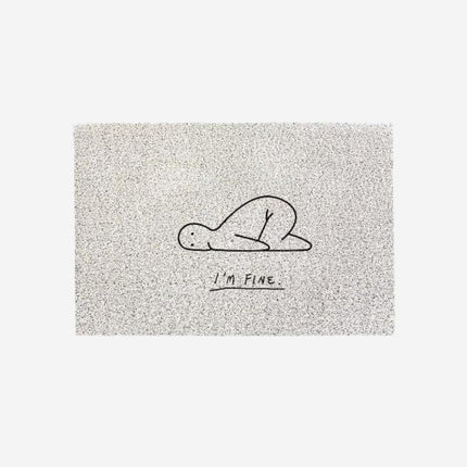 Originele design deurmat met opdruk