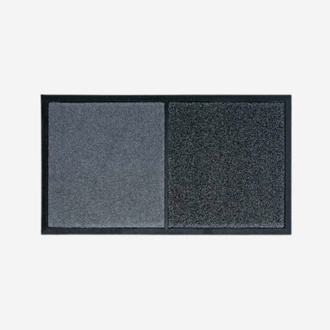 Moderne tweekleurige deurmat voor buiten