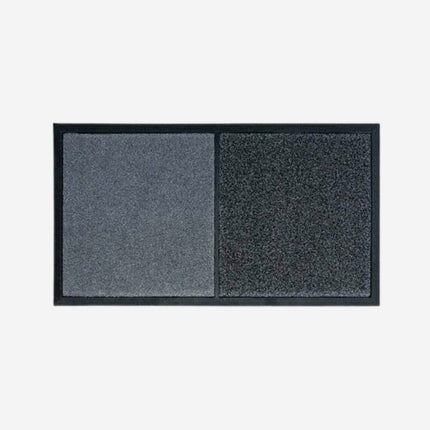 Moderne tweekleurige deurmat voor buiten