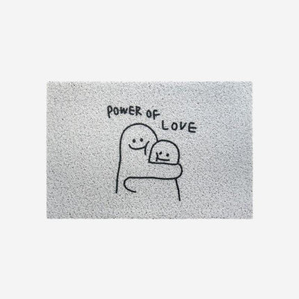 Schattige deurmat met 'Power of Love'