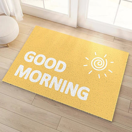 Deurmat met tekst 'Good Morning'