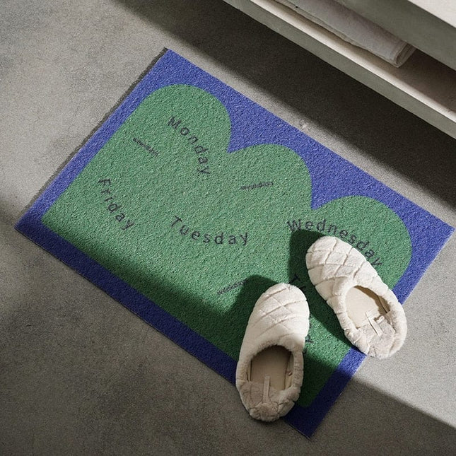 Moderne deurmat voor bij de voordeur