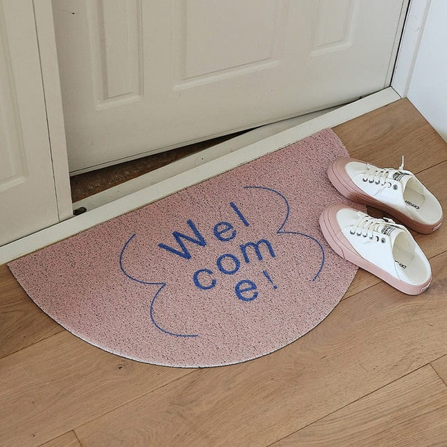 Halvemaan deurmat 'Welcome' voor binnen