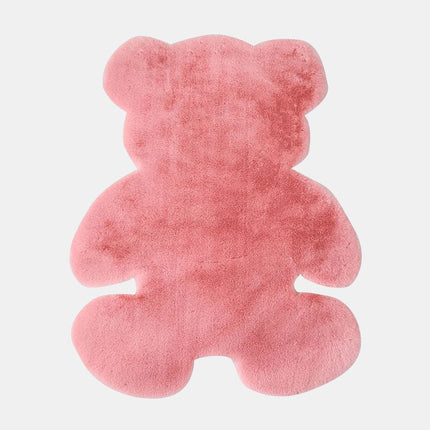 Roze vloerkleed voor kinderkamer teddybeer