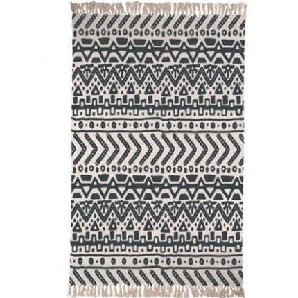 Tribaal vloerkleed Berber stijl met franjes