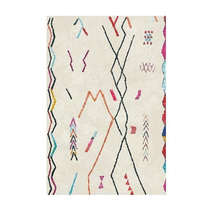 Authentiek wit Berber vloerkleed