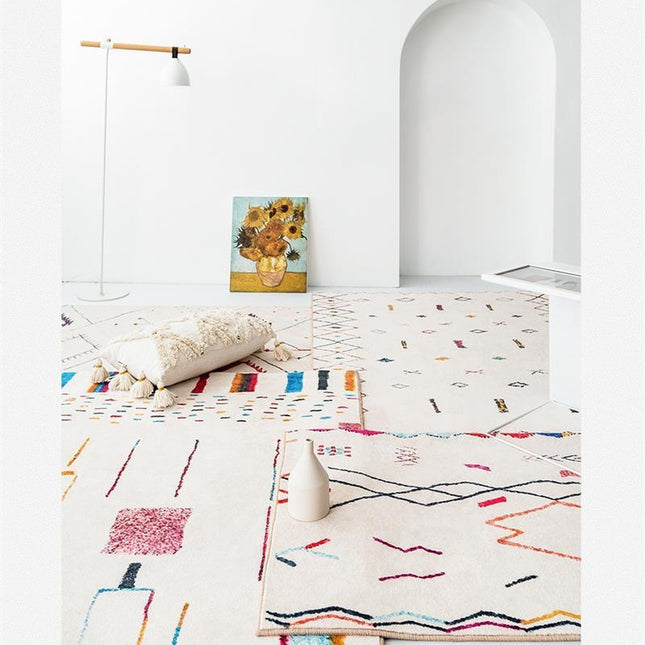 Authentiek wit Berber vloerkleed