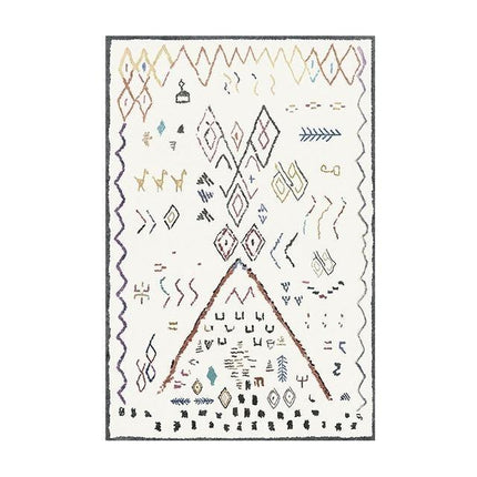 Wit Berber vloerkleed laagpolig