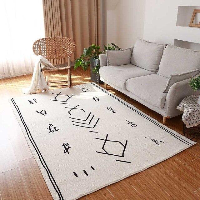 Berber vloerkleed van wol en katoen