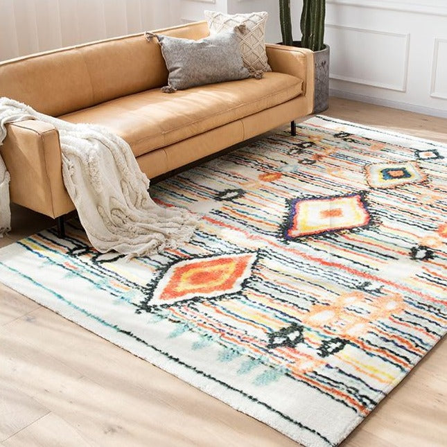 Kleurrijk Berbers vloerkleed Marokkaanse stijl