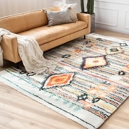 Kleurrijk Berbers vloerkleed Marokkaanse stijl