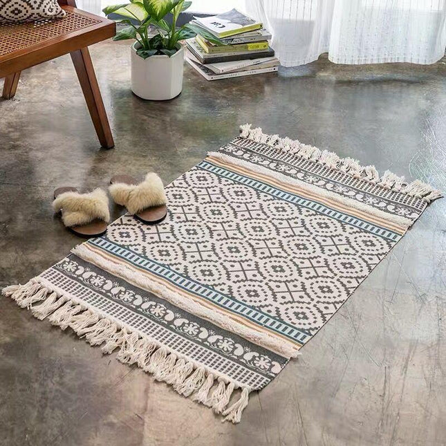 Berber vloerkleed met etnisch patroon