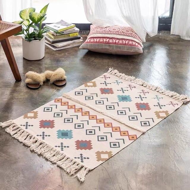 Vloerkleed met kleurrijk Berbers design