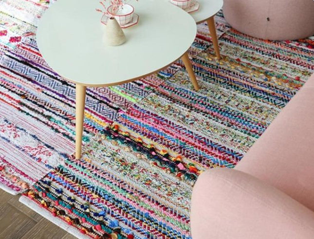 Kleurrijk Ourika Berber stijl vloerkleed