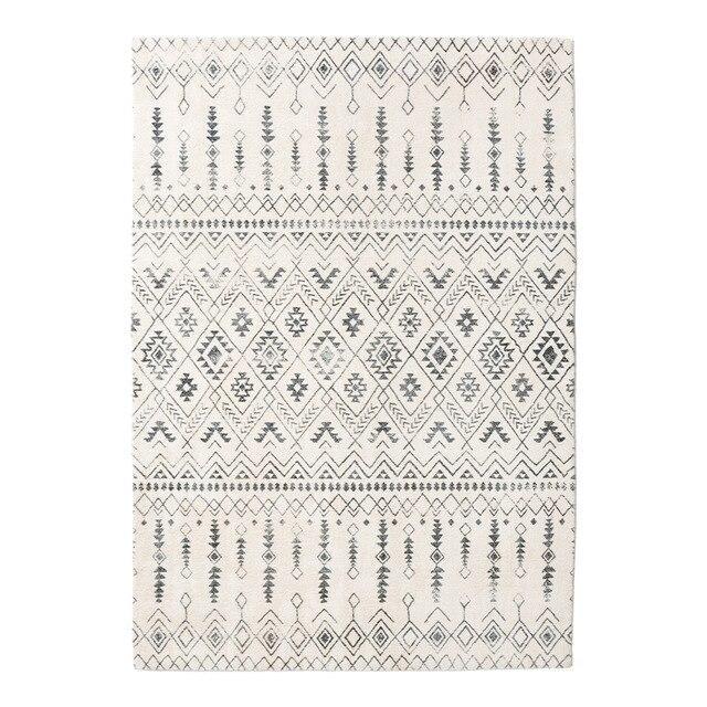 Geweven Berber tapijt met geometrisch design