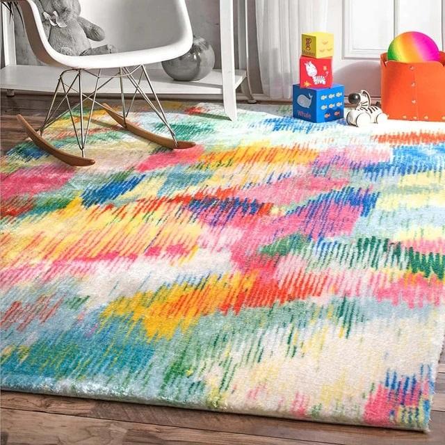 Kleurrijk Bohemian vloerkleed voor slaapkamer