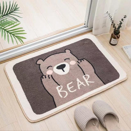 Antislip kinderbadmat met beer