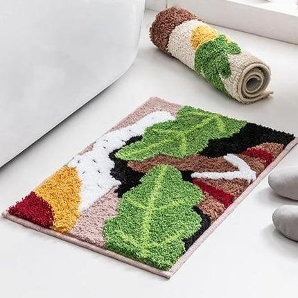 Originele design badmat met bladeren