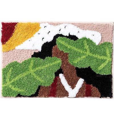 Originele design badmat met bladeren