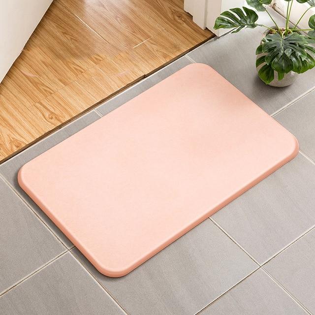 Moderne badmat van diatomiet aarde