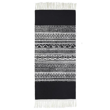 Katoenen bedmat met etnisch patroon