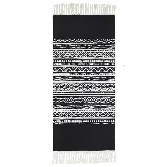 Katoenen bedmat met etnisch patroon