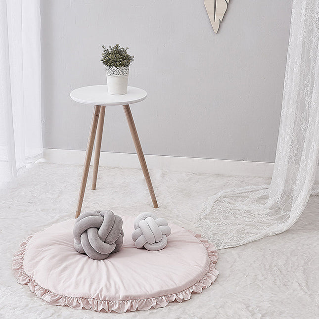 Roze rond speelkleed voor baby