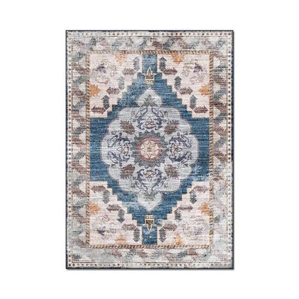 Beige vloerkleed met vintage effect