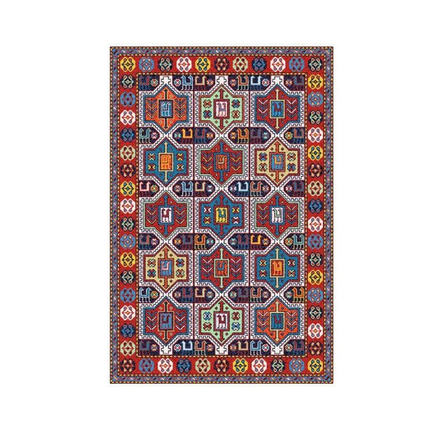 Kleurrijk etnisch vloerkleed voor woonkamer