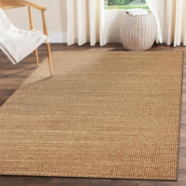 Rechthoekig vloerkleed van jute 50x80