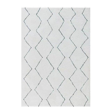 Wollen vloerkleed Berber stijl wit