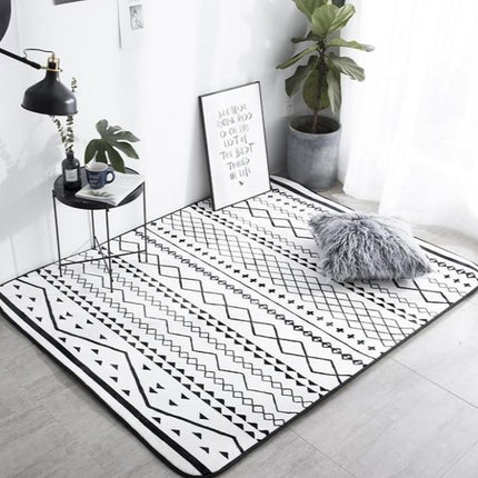 Klein Marokkaans vloerkleed met patroon