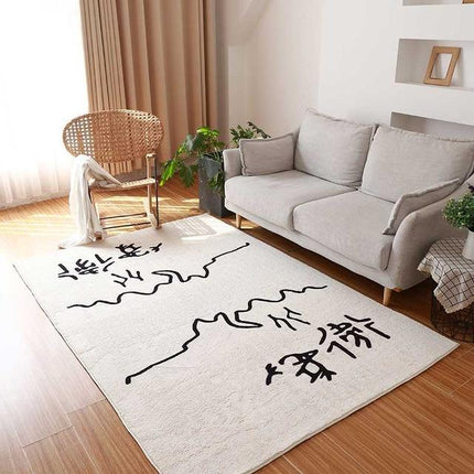 Vloerkleed met modern Marokkaans motief