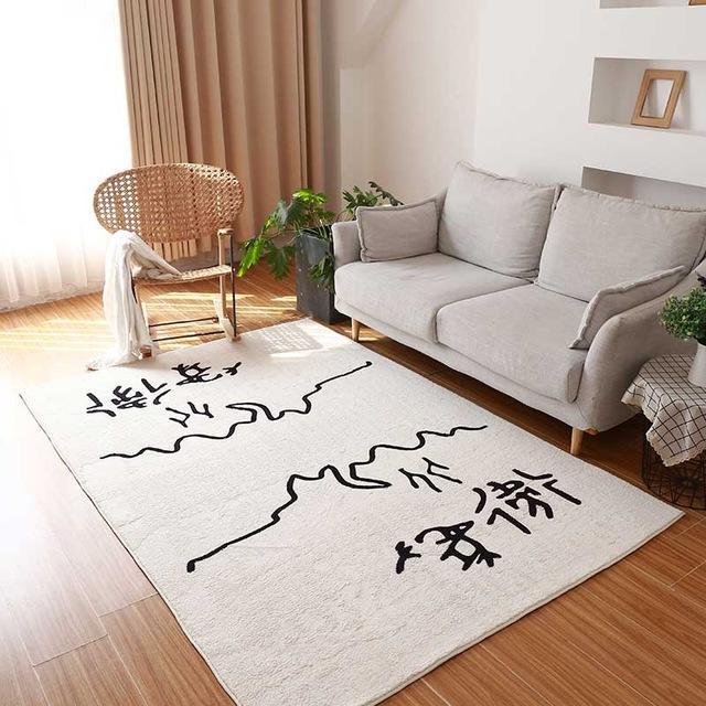 Vloerkleed met modern Marokkaans motief