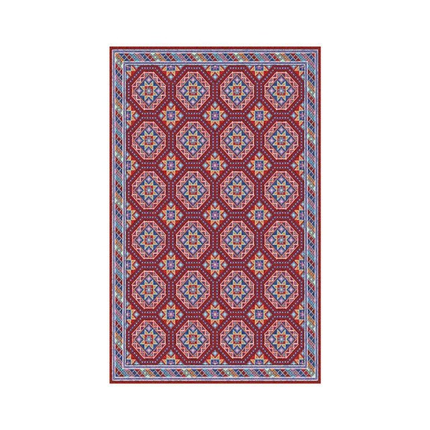 Meerkleurig design vloerkleed met patroon