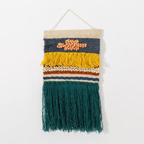 Decoratief geweven wandhanger voor muur
