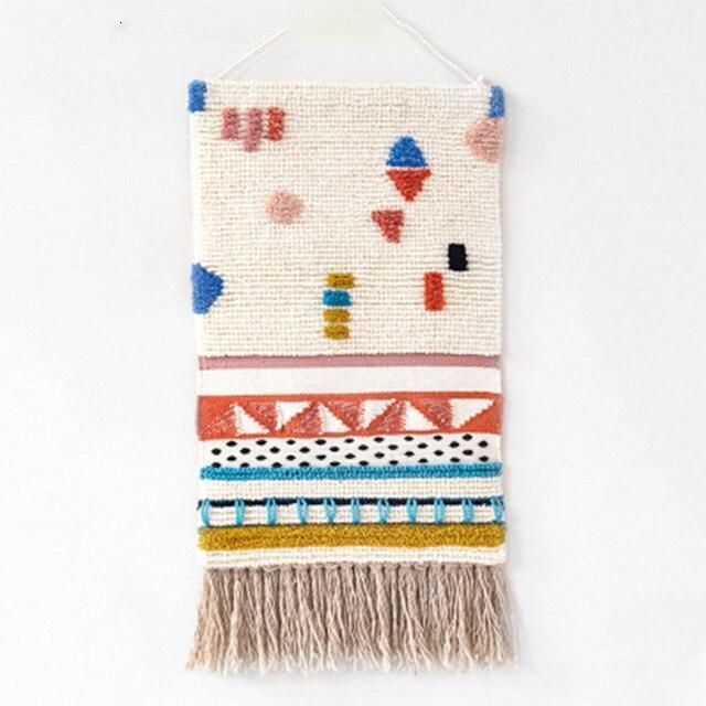 Wandkleed in kleurrijke Kilim stijl