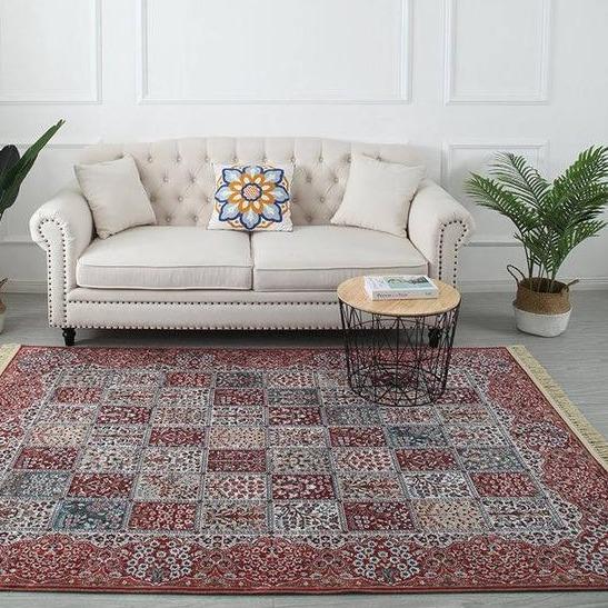 Perzisch vloerkleed met patchwork patroon