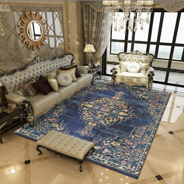 Perzisch tapijt met verouderde look