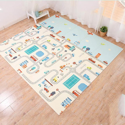 Opvouwbaar speelkleed met autoweg