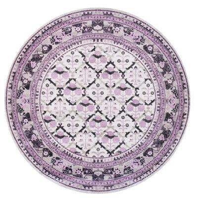 Rond roze vloerkleed 120 cm