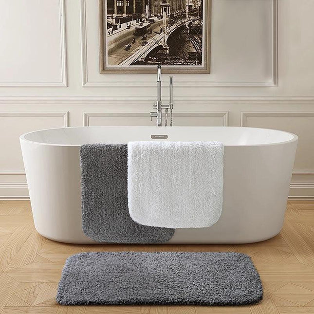 Trendy shaggy badmat voor badkamer