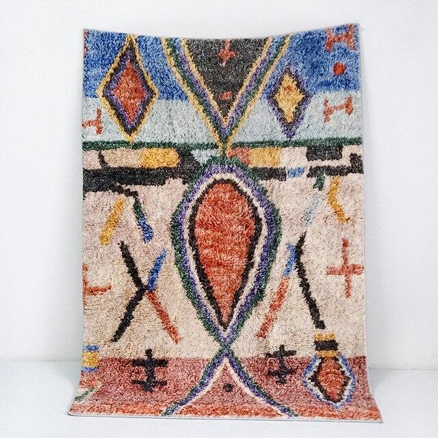 Kleurrijk Berber vloerkleed voor woonkamer