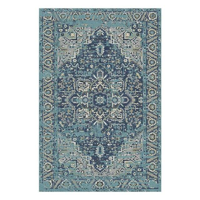 Industrieel vintage vloerkleed voor woonkamer