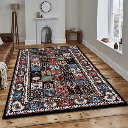 Vloerkleed met Perzisch patchwork design